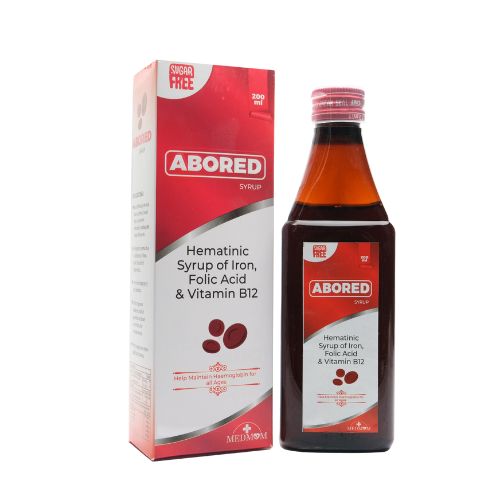 ABORED HEMATINIC SYRUP OF IRON, FOLIC ACID & VITAMIN B12