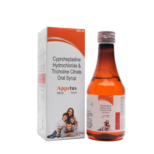 CYPROHEPTADINE HCL 2 MG + TRICHOLINE CITRATE SOLUTION 275 MG