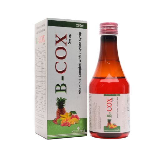 B-COX 200ML VIT. B COMPLEX WITH L-LYSIN SYRUP